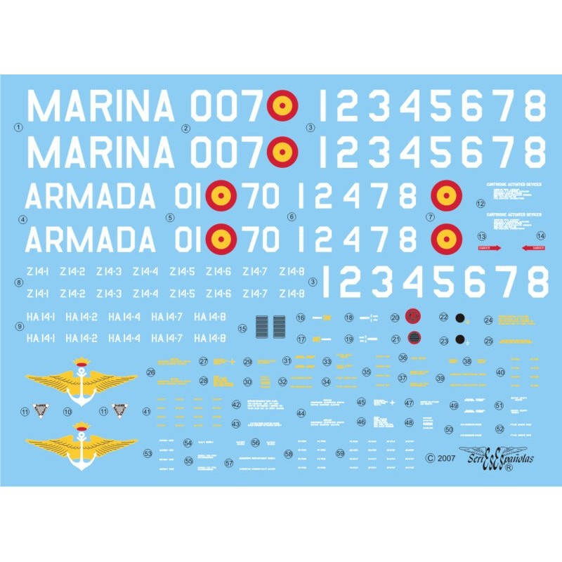 Decal set: AH-1G Cobra.