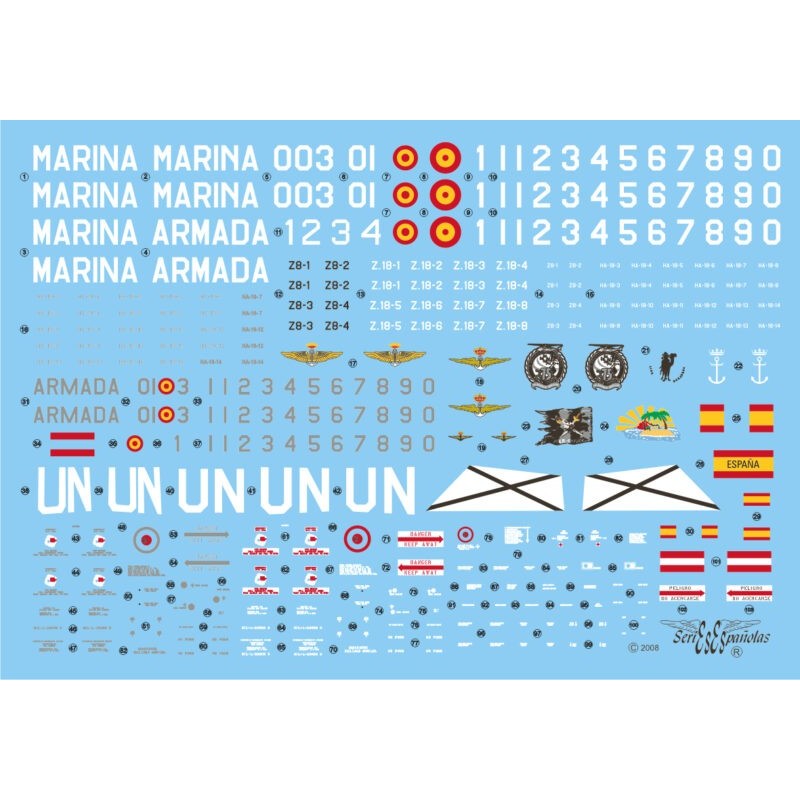 Decalques: AB-204 e AB-212.