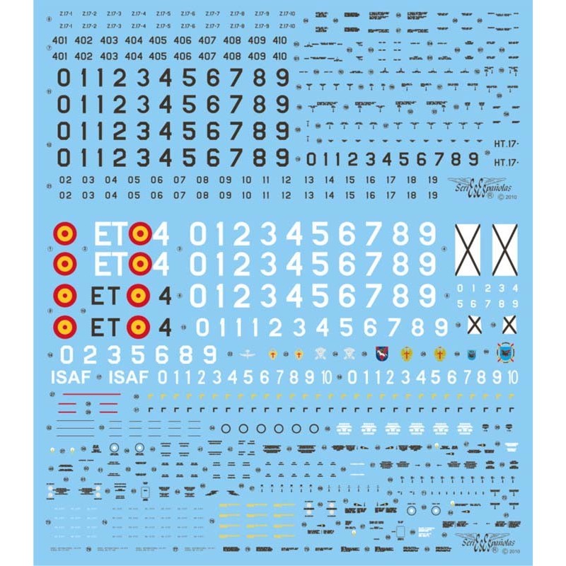 Decal set: CH-47 C/D Chinook.