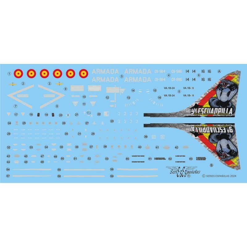 Decal set: AV-8B Plus Air Tattoo 2023.