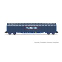 4-axle tarpaulin wagon "Transfesa", SNCF-RENFE.