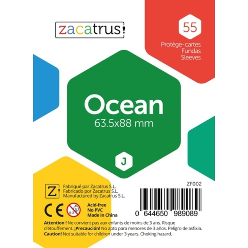 55 manchons Ocean (63,5 x 88 mm)