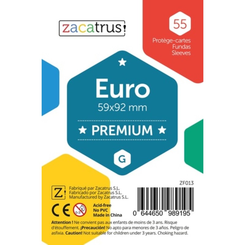 55 casse Euro premium (59 x 92 mm).
