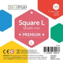 55 premium Square L sleeves (80 x 80mm).