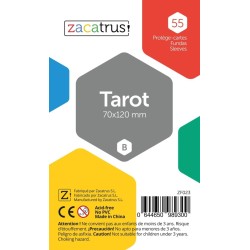 55 manchons de tarot (70 x 120 mm).