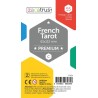 55 manchons de Tarot Français premium (61 x 112 mm).