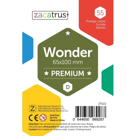 55 valigie Wonder premium (65 x 100 mm).
