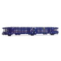 Plate-forme de transport de voitures Laeks Mega, ''Transfesa/Hispanauto''.