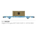 Lgnss-Plattform mit MSC-, VTG-Container.
