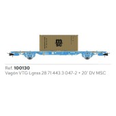 Lgnss-Plattform mit MSC-, VTG-Container.