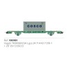 Plate-forme LGSS avec conteneur COSCO, TRANSFESA.