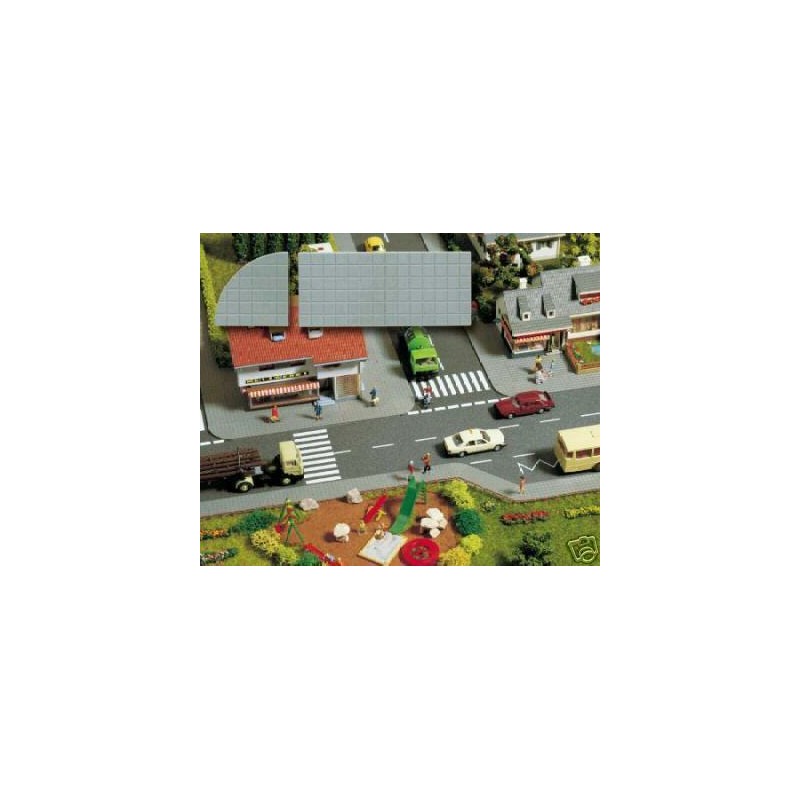 Placas rígidas para simular aceras. BUSCH 6029