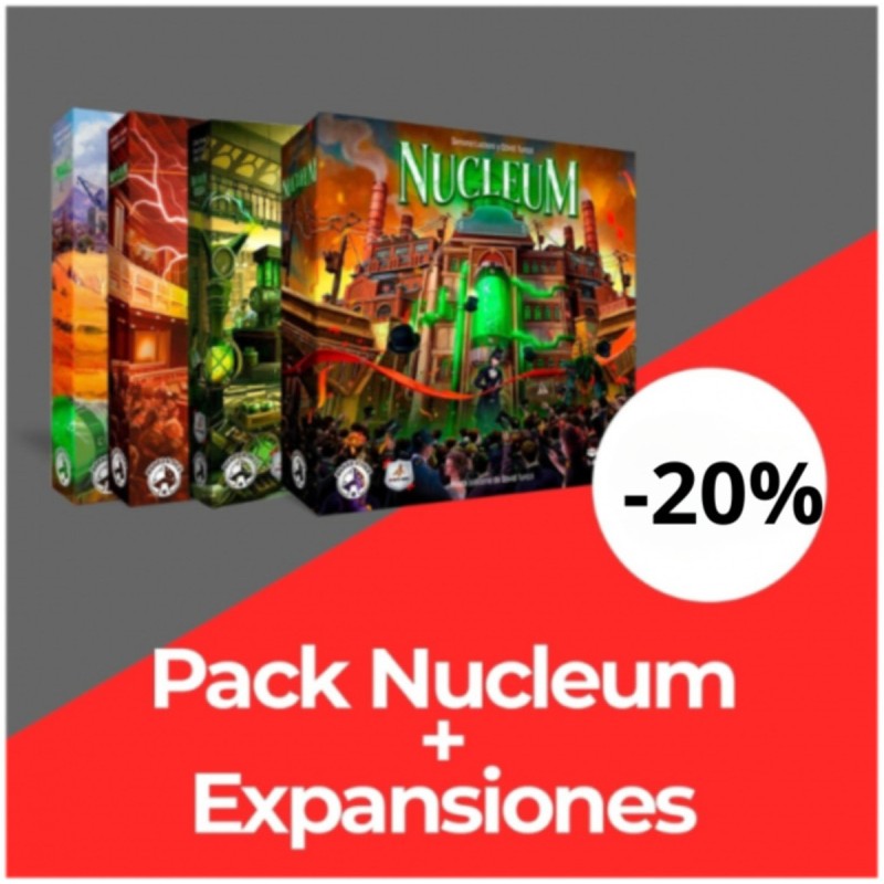 Nucleum Pack: Jogo base e expansões.