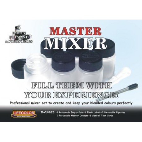 Master Mixer, crea tu propio color. LIFECOLOR MX