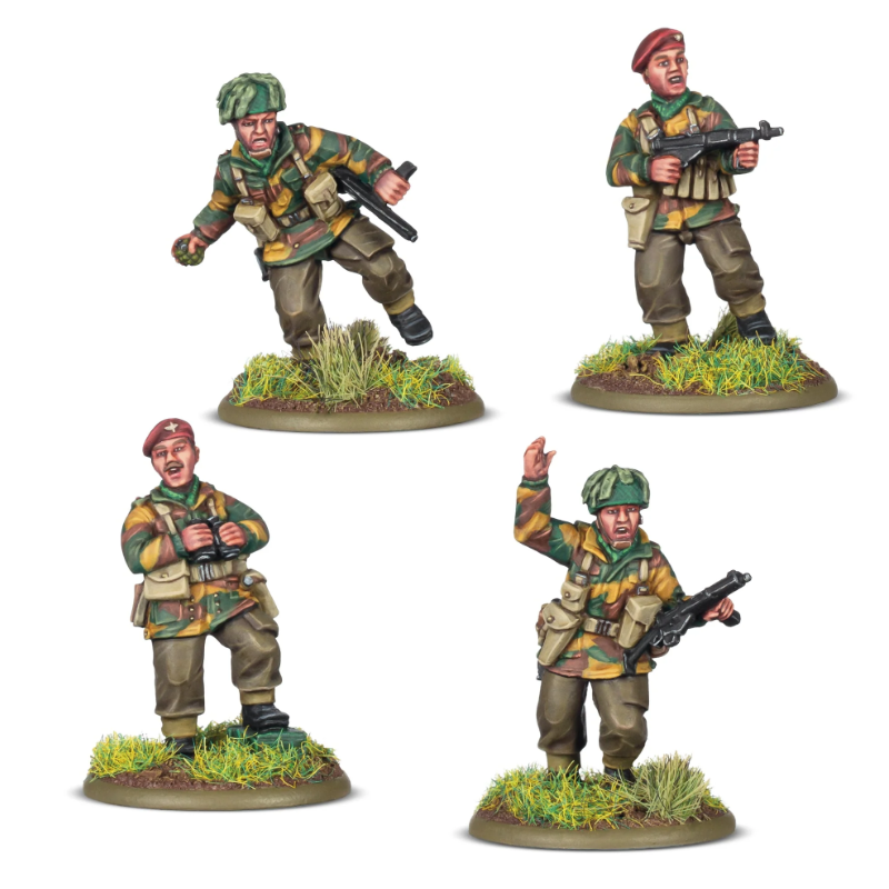 Commandants de peloton des troupes aéroportées britanniques.