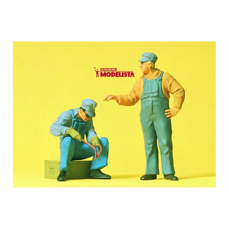 Dos soldadores. PREISER 63077