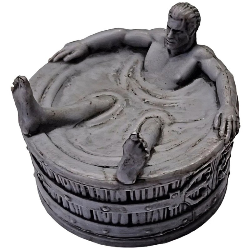 Unübertroffen: The Witcher – Geralt in der Badewanne Figur.