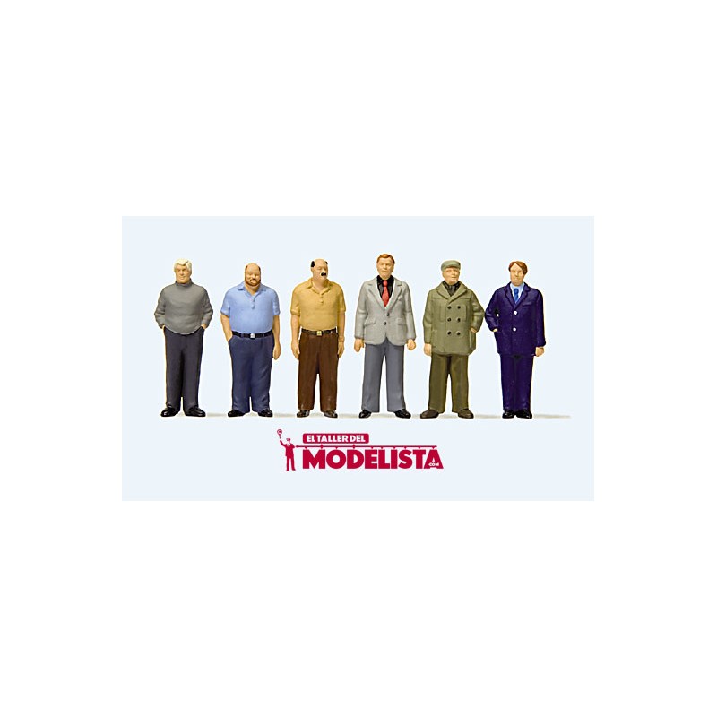 Hombres de pie. PREISER 68216 Hombres de pie. PREISER 68216