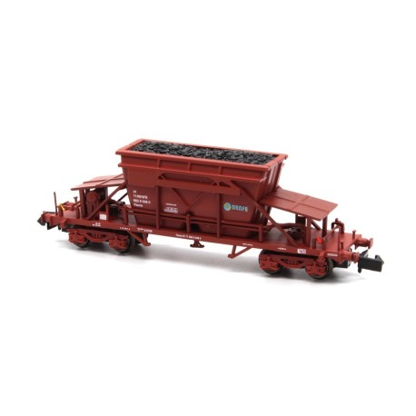 TT9 hopper wagon, RENFE. Oxide.