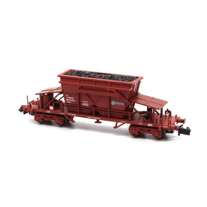 Trémie RENFE TT9. Rouille rouge.