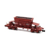 Trémie RENFE TT9. Rouille rouge.