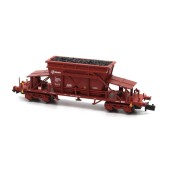 Tramoggia RENFE TT9. Ruggine rossa.