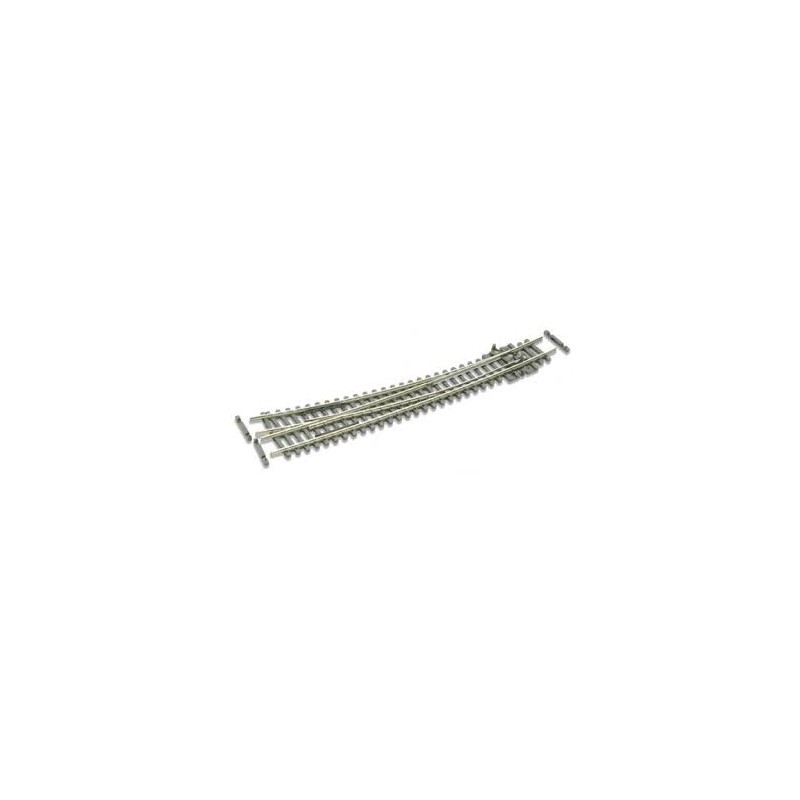 Curved double radius Turnout R/H (Electrofrog). PECO SL-E386F Curved double radius Turnout R/H (Electrofrog). PECO SL-E386F