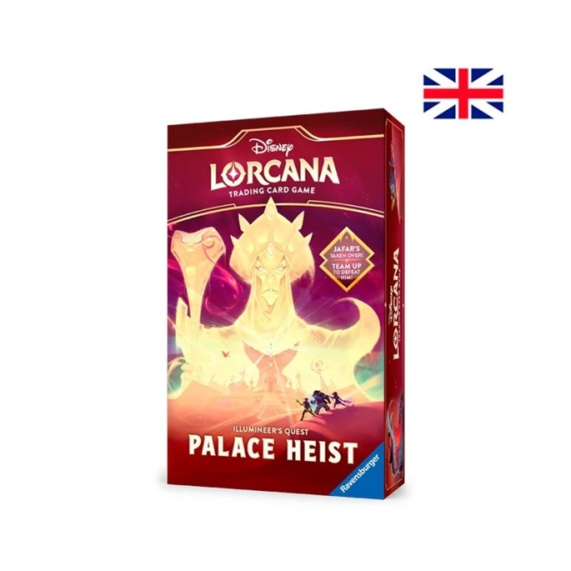 Lorcana. Illumineer's Quest Palace Heist Reign of Jafar Inglês.