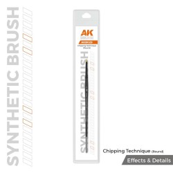 Chipping technique (round) brush.