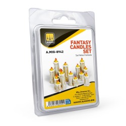 Set di candele fantasy.
