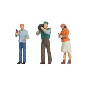 Cenas Engraçadas: Equipe de repórteres.