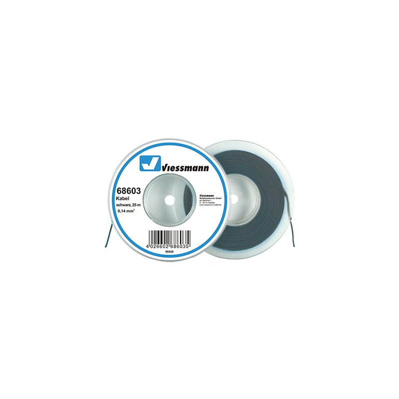 Cable negro de 0.14 mm. VIESSMANN 68603