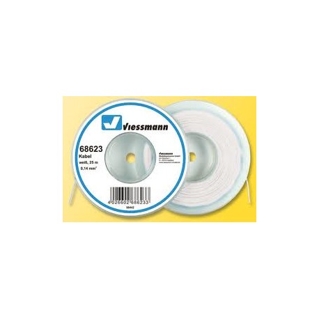 White wire, 0.14 mm. VIESSMANN 68623