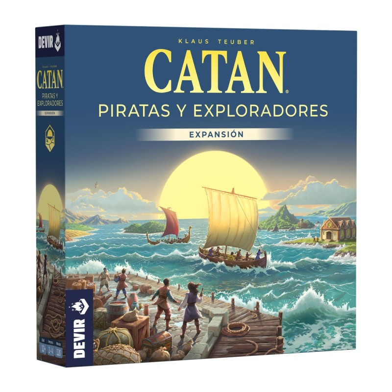 Catan: Explorers & Pirates Expansion by Devir – Buy at El Taller del Modelista Catan: Explorers & Pirates Expansion by Devir – Buy at El Taller del Modelista