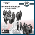 Inside the bunker.