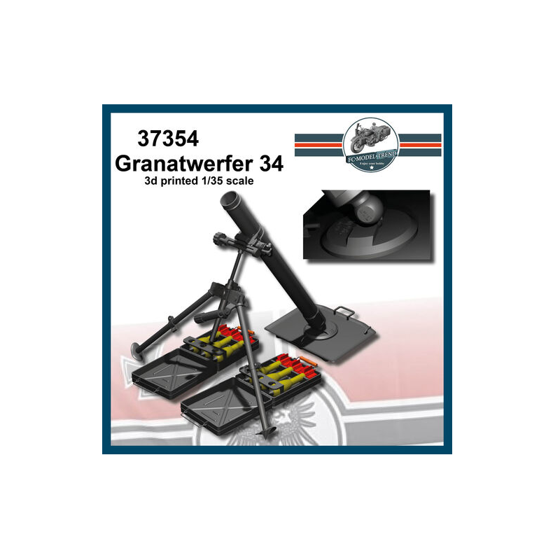 Mortero alemán Granatwerfer GW34.