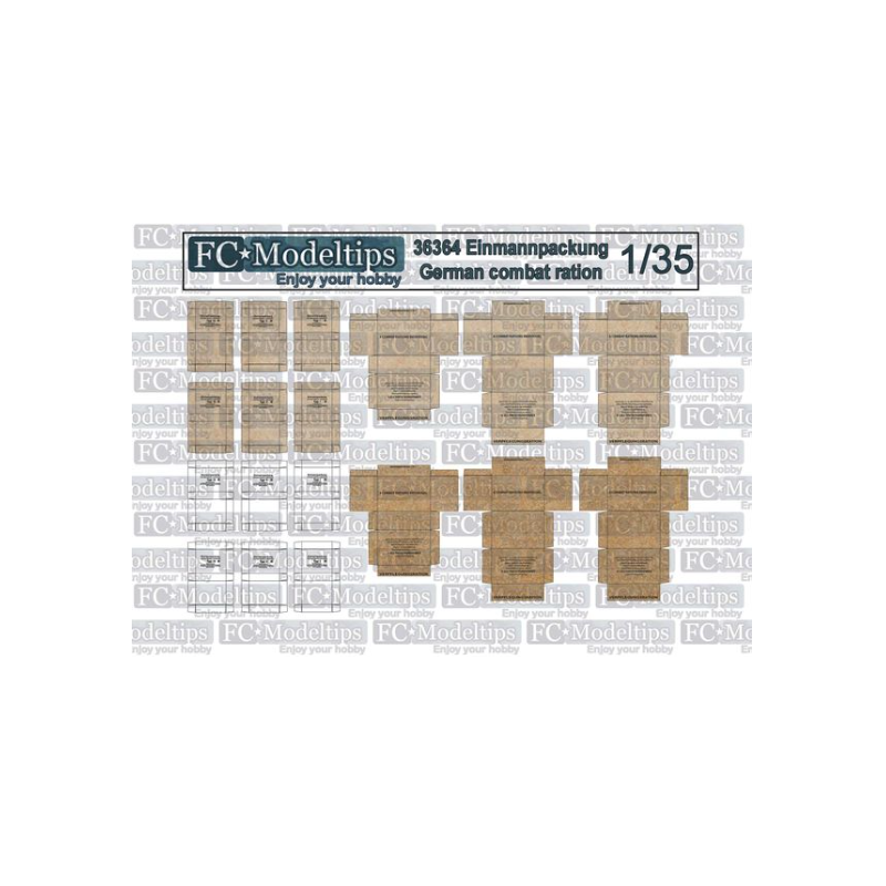 Decal set: EPA German combat ration. Decal set: EPA German combat ration.