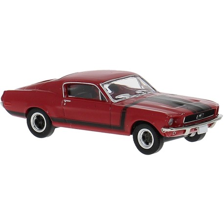Ford Mustang Boss 302, vermelho.
