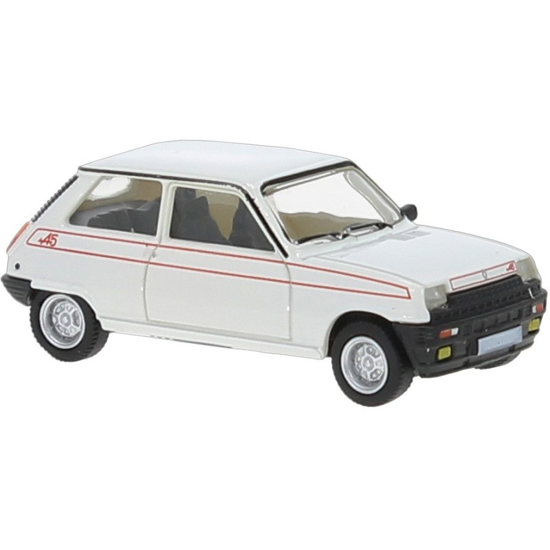 Renault 5 Alpine, bianca.