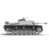 StuH 42 Ausf.G Produzione iniziale con interni completi.