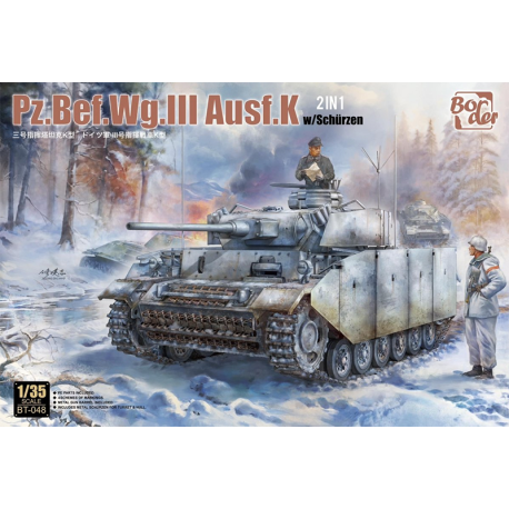 Pz.Bef.Wg. III Ausf. K con Schürzen (2 in 1).