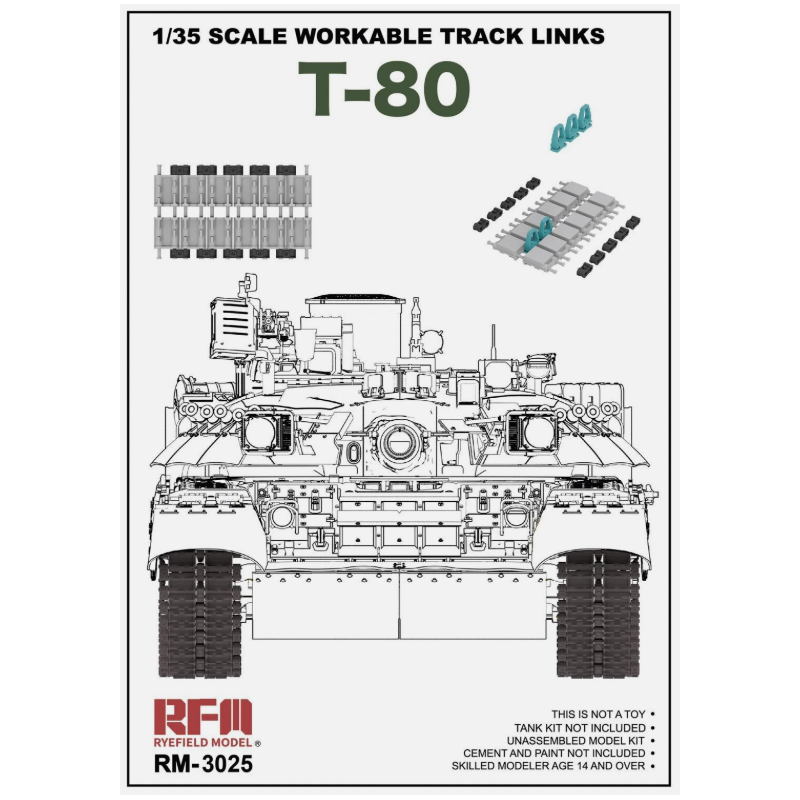 Workable Track Links For T-80. Workable Track Links For T-80.