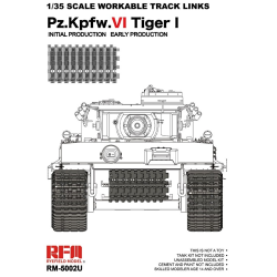 Workable Track Links for Pz.Kpfw.VI Tiger I Initial Production Early Production.