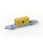 copy of Lgnss flatcar with container JSV, RENFE.