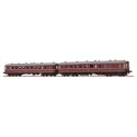 Diesel railcar VT60.5 and VS145, DB. Sound.