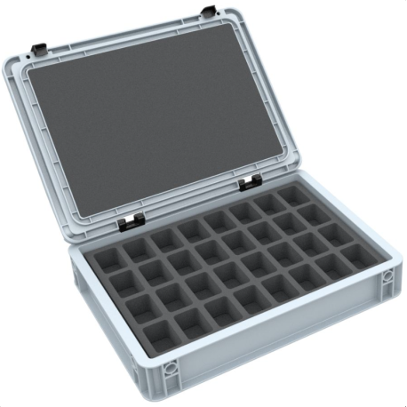 Eurobox 40 x 30 cm - Set per Miniature da Tavolo (32 Scomparti).
