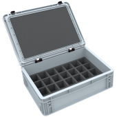 Eurobox 40 x 30 cm - Set per Miniature da Tavolo (56 Scomparti).