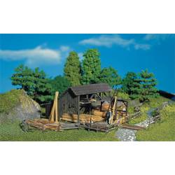 Cabanon en bois.