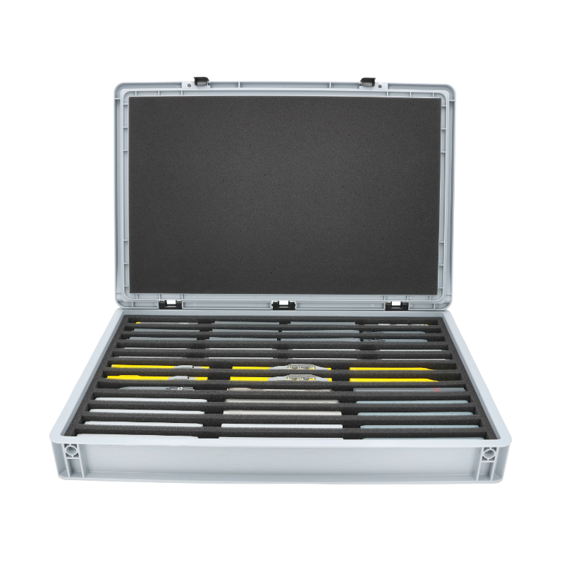 Eurobox 60 x 40 cm para locomotivas e vagões à escala N (12 compartimentos).