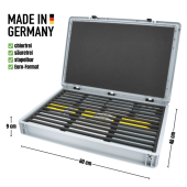 Eurobox 60 x 40 cm per locomotive e vagoni in scala N (12 scompartimenti).